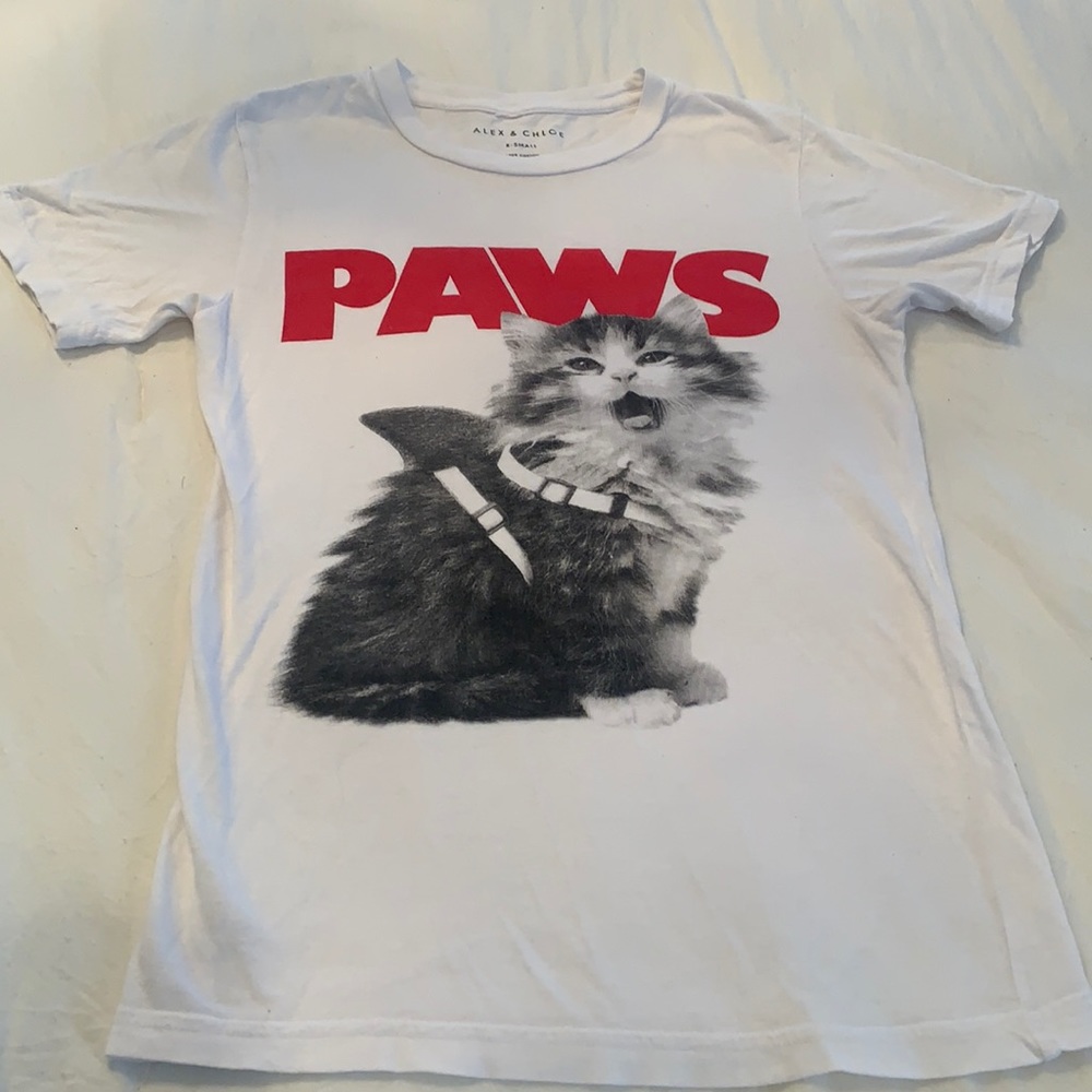 Alex + Chloe PAWS shirt